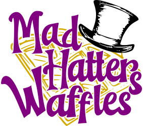 Mad Hatter's Waffles logo